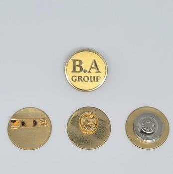 Huy hiệu cài áo B.A Group -